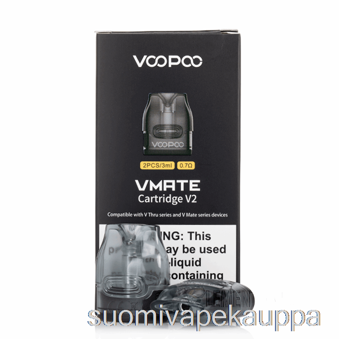 Vape Suomi Voopoo Vmate V2 Vaihtokotelot 0.7ohm Vmate V2 Podit